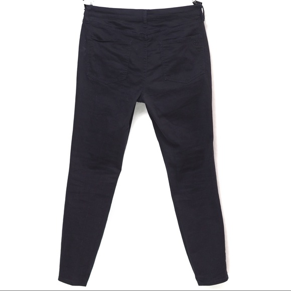 Tory Burch | navy cotton blend pants size 30 - Picture 2 of 7